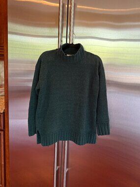 Loft sweater, green, x-small petite